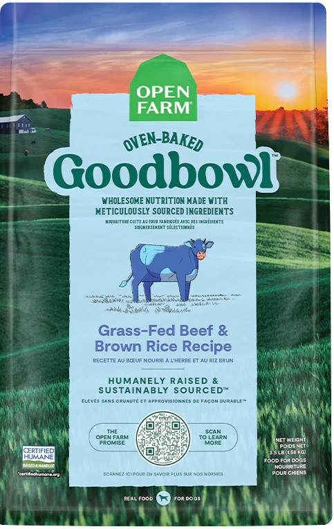 Open Farm GoodBowl Grass-Fed Beef & Brown Rice 3.5lb