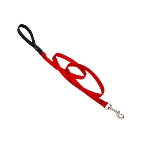 Lupine Basic Leash - Red 4ft