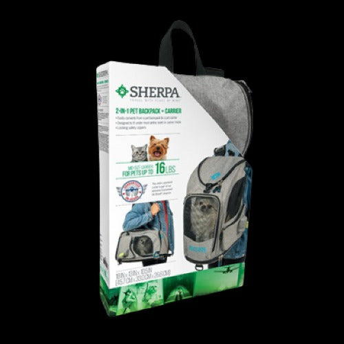 Sherpa Pet Carrier 2 - in - 1 Backpack