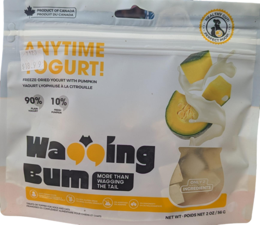 Wagging Bum Freeze-dried Yoghurt Pumpkin