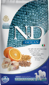 Farmina N&D Ocean Ancestral Codfish & Orange Med/Maxi