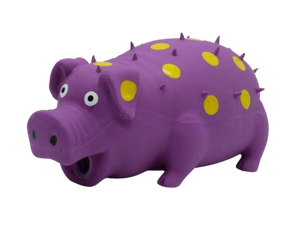 Bud-Z Squeaky Pig Purple