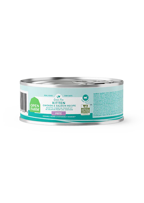 Open Farm Cat Can Kitten Chicken & Salmon Pâté 5.3oz