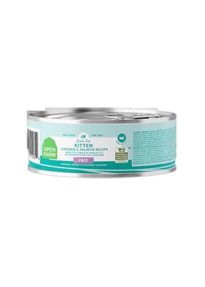 Open Farm Cat Can Kitten Chicken & Salmon Pâté 2.8oz