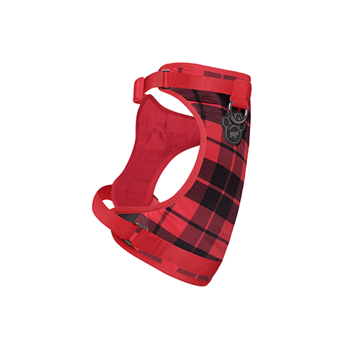 Canada Pooch Everything Harness Red Plaid Large