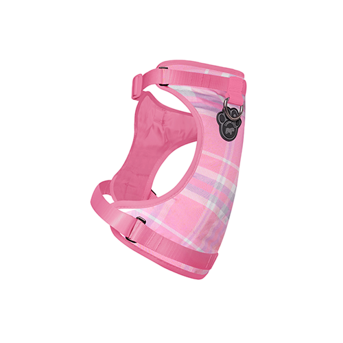 Canada Pooch Everything Harness Pink Plaid Medium