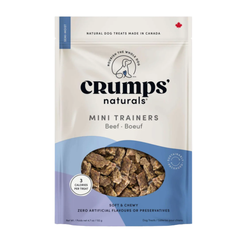 Crumps Soft and Chewy Mini Trainers - Beef 300g