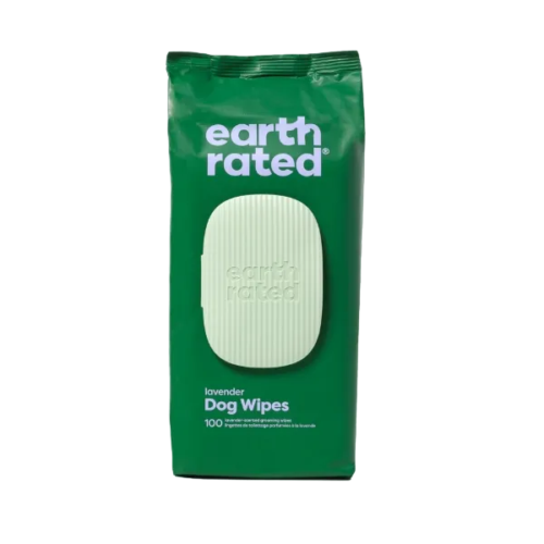 Earth Rated Lavender Dog Grooming Wipes