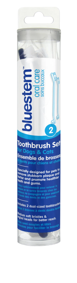 Bluestem Toothbrush Set for Cats & Dogs