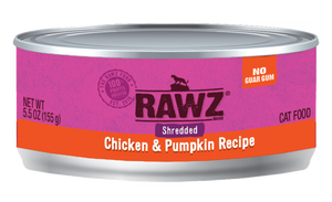 Rawz Chicken & Pumpkin Shredded 156g