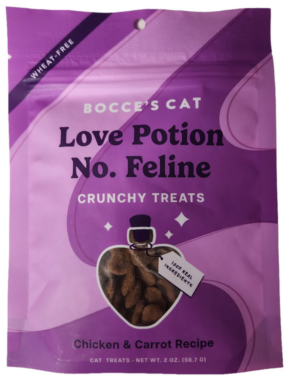 Bocce's Love Potion Crunchy Cat Treats Chicken 2oz