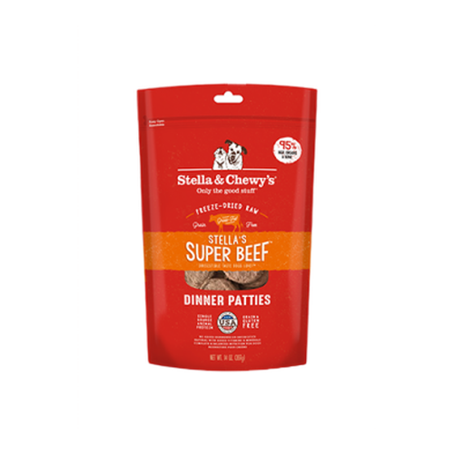 Stella & Chewy Freeze Dried Patties Super Beef 14 OZ