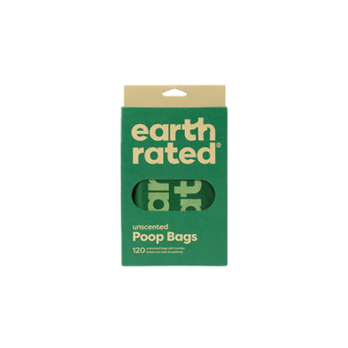 Earth Rated poop bags with handles 120CT