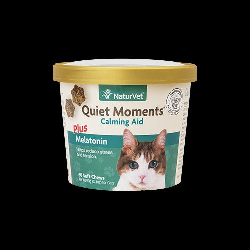 NaturVet Cat Quiet Moments Calming Aid Soft Chews