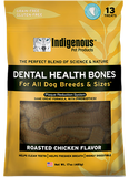 INDI DENTAL HEALTH 17OZ ROASTED CHICKEN FLAVOR