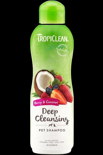 Tropiclean Shampoo 20 oz  Berry & Coconut