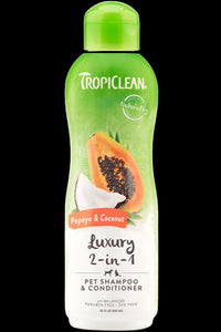 Tropiclean 2 in 1 Shampoo 20 OZ