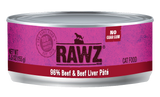 RAWZ CAT CANS 5.5OZ RABBIT & PUMPKIN