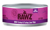 RAWZ CAT CANS 5.5OZ RABBIT & PUMPKIN