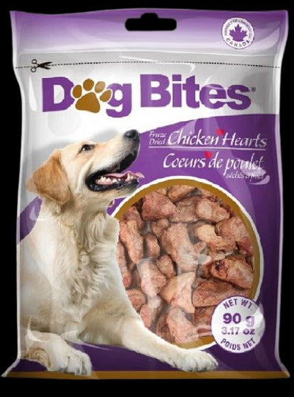 Dog Bites Chicken Hearts