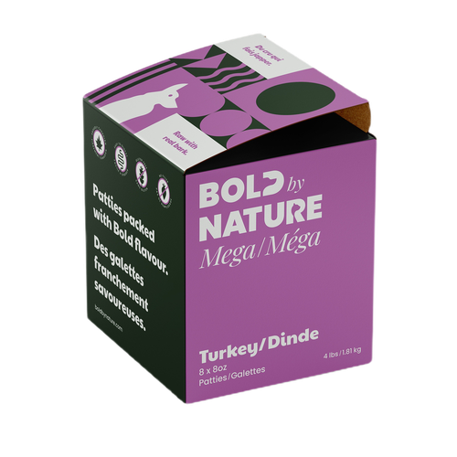 Bold By Nature Mega Patties - Turkey 1.81 KG