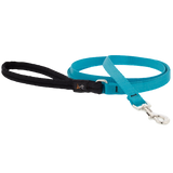 LUPINE BASIC LEASH 1/2'X6 FT AQUA
