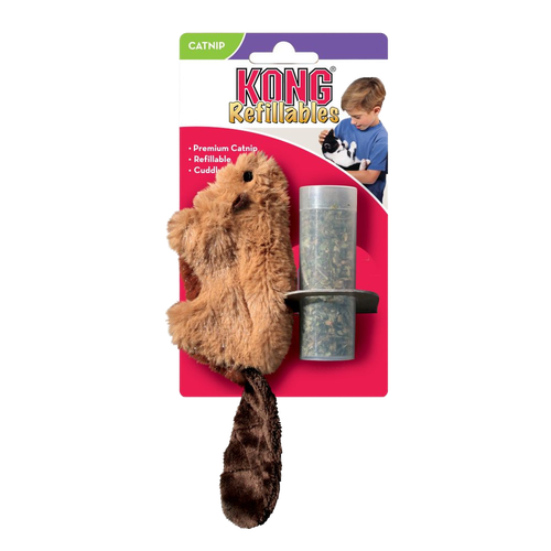 Kong Refillable Catnip - Beaver