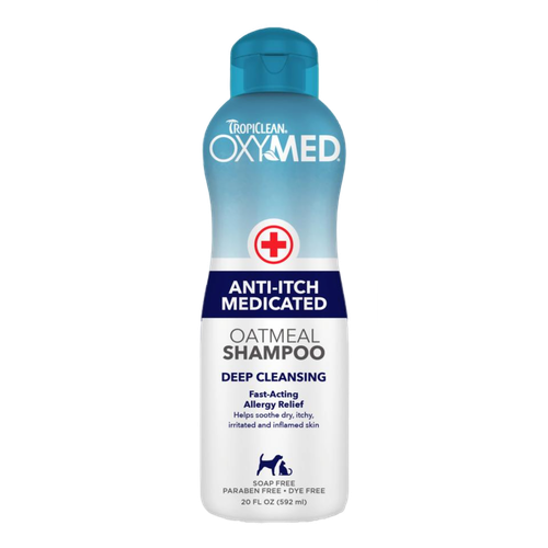 Tropiclean OxyMed Shampoo - Anti Itch Oatmeal