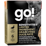 GO! DOG TETRA PACK 12.5OZ DUCK PATE