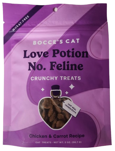 Bocce's Love Potion Crunchy Cat Treats Chicken 2oz