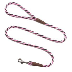 Mendota Rope leash - Pink Chocolate
