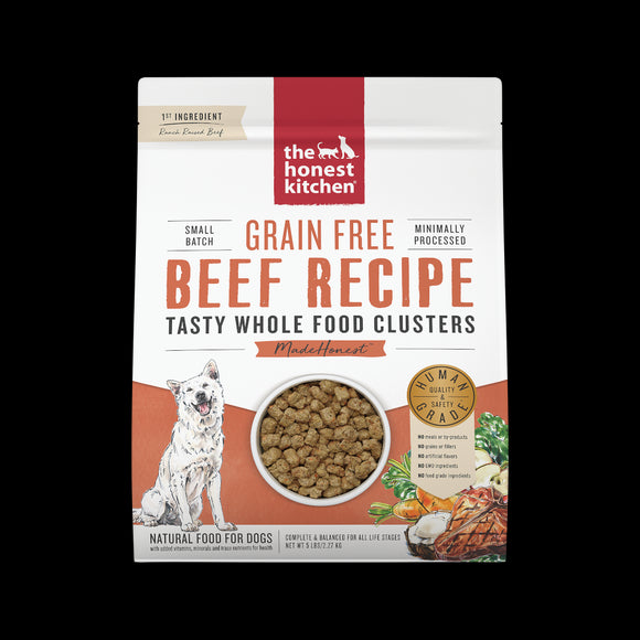 The Honest Kitchen Food Clusters Grain Free Beef Dog