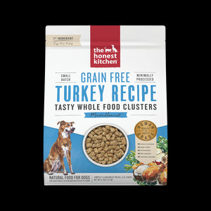 The Honest Kitchen Food Clusters Grain Free Turkey Dog