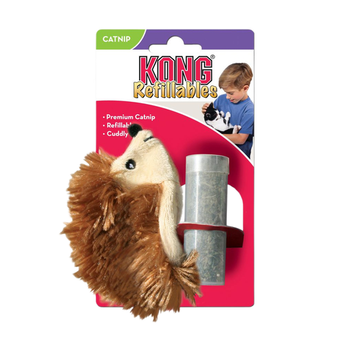 Kong Refillable Catnip - Hedgehog